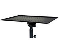 QUIK LOK | TOP003 Multi-Function Rack on Keyboard Tripod Universal Adjustable Load Capacity 15kg Ideal for Laptop and Mixer Painted Steel