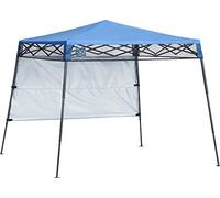 Quik Shade Go Hybrid 6' x 6' Sun Protection Pop-Up Compact and Lightweight 7' x 7' Base Slant Leg Backpack Canopy