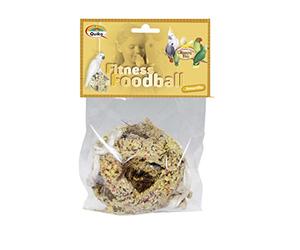 Quiko Fitness Foodball Amarillo 100g - Snack and play fun for birds