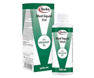 Quiko Med Liquid 100 ml - Specially extracted oregano for pet birds and racing pigeons - optimal nutrition to strengthen the immune system