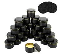 Quikobo Candle Tin 24 Piece, 4.5oz, Candle Containers, Candle Jars for Candle Making or Candle DIY