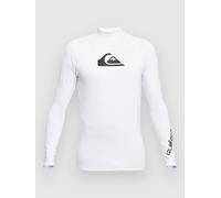 Quiksilver Eqywr03357 All Time Long Sleeve Rash Guard White S Men