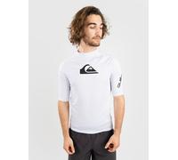 Quiksilver Eqywr03358 All Time Short Sleeve Rash Guard White XS Men