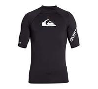Quiksilver Rash Vest All Time - Short Sleeve UPF 50 Lycra - Black XXL Men