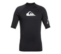 Men's Quiksilver Mens All Time UPF 50 Rash Vest - Black/Grey - Size: 38/Regular