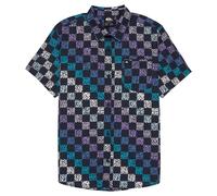 Child Cotton Shirt Quiksilver Apero Classic Bleu 10 ans
