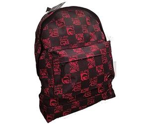 QUIKSILVER BACKPACK RUCKSACK SCHOOL BAG RED BLACK SPORTS STUDENT BAG