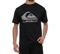 Quiksilver Big and Tall Rash Guard, Black, 4X Tall