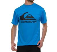 Quiksilver Big and Tall Rash Guard, Surf Blue, 4X Tall