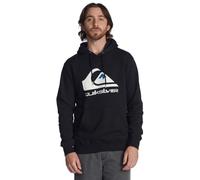 Men's Quiksilver Mens Big Logo Casual Pullover Hoodie - Navy - Blue - Size: 38/Regular