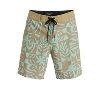 Quiksilver Board Shorts SURFSILK Straight Leg 18 Men's Green 31