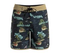 Quiksilver Boardshorts SURFSILK Scallop 18 Men Black 33