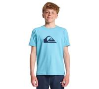 Quiksilver Ev Comp Logo Short Sleeve T-Shirt Blue Black Kid - 8