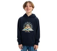 Quiksilver Boys Graphic Hoodie Youth Pullover Sweater, Dark Navy, 14 Years EU