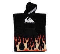 Quiksilver Boys Hooded Towel Robe, Black Black