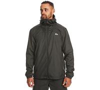 Quiksilver Boys Overcast Windbreaker Jacket, Black, S EU
