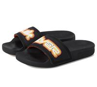 Quiksilver Boy's Rivi Wordmark II Slide Sandal, Black 2 241, 11 Little Kid