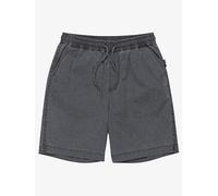Quiksilver Boys Taxer Fixed Waist Plain Front Shorts, Black, Size 8 Years Black