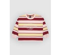 Quiksilver Bright Crew Sweater burnt russet stripes qsw L