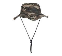 Men's Quiksilver Bushmaster Safari Trekking Bucket Boonie Hat - Green/Multi - Size: S/M