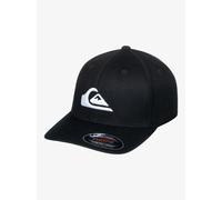 Quiksilver Cap Flexfit Mens Curve Mountain and Wave Black