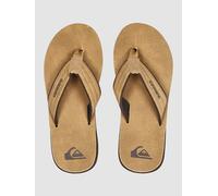 Quiksilver Carver Nubuck - Flip flops - Men's Tan / Pattern 1 39