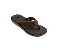 Quiksilver Flip flops / Sandals (Shoes) CARVER SUEDE RECYCLED in Brown 7