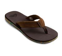 Quiksilver Flip flops / Sandals (Shoes) CARVER SUEDE RECYCLED in Brown 7