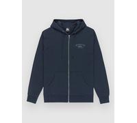 Quiksilver Chest Logo Zip Hoodie dark navy L