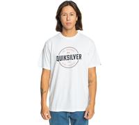 Quiksilver Mens Circle Up T-Shirt, White, M EU