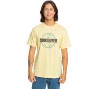 Quiksilver Mens Circle Up T-Shirt, Yellow, M EU