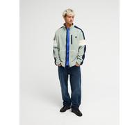 Quiksilver Clean Coast Block Full Zip fleece green grey navy blue beige - L