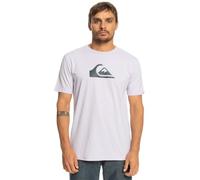 Men's Quiksilver Mens Comp Logo Cotton T-Shirt - Purple - Size: 38/Regular