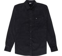Quiksilver - Corduroy Shirt - Smoke Trail Cord Shirt True Black for Men - Size M Black
