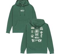 Quiksilver - Cotton and recycled material Hoodatshirt - Salt Water Graphic Hoodie Trekking Green for Men in Recycled Polyester - Size M Green M