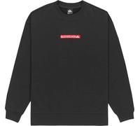 Quiksilver - Cotton Sweatshirt - Dna Crew Black for Men in Recycled Polyester - Size L Black L