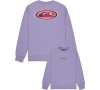 Quiksilver - Cotton sweatshirt - Graphic Crew Daybreak for Men in Recycled Polyester - Size L - Purple Purple L