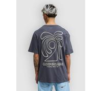 Quiksilver Curve Palm T-Shirt iron gate XS