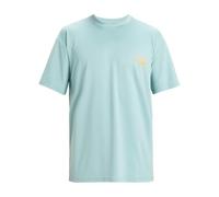 Quiksilver DNA Bubble Logo - Short Sleeves UPF 50 Surf T-Shirt - Men - Blue