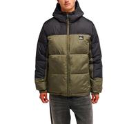 Quiksilver - Doudoune chaude et imperméable - Cold Days Hoodie Puffer Jacket Grape Leaf for Men in Nylon - Size L - Khaki Khaki L