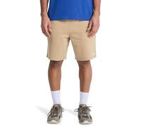 Quiksilver Elastic Waist Pants Basic Fleece Short Young Men Mens Brown