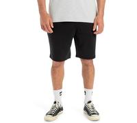 Quiksilver Elastic Waist Pants Salt Water Fleece Short Men Black XXL