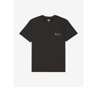 Quiksilver EV Barrel Paradise Short Sleeve T-Shirt Blue Yellow Green - L