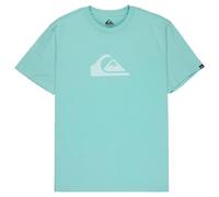 Quiksilver Ev Comp Logo Short Sleeve T-Shirt Blue White - L