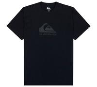 Men's Quiksilver Mens Ev Comp Logo Short Sleeve T-Shirt - Black - Size: Regular/36