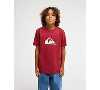 Quiksilver Ev Comp Logo Short Sleeve T-Shirt Red White Kid - 16