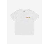 Quiksilver EV Disconnect Effects T-shirt short sleeve white yellow - M
