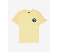 Quiksilver EV Duality Short Sleeve T-Shirt Yellow Blue Black - L