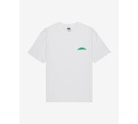 Quiksilver EV Fade Spectrum Short Sleeve T-Shirt White Green Blue - S