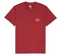 Quiksilver Ev Mini Logo Short Sleeve T-Shirt Dark Red - XL